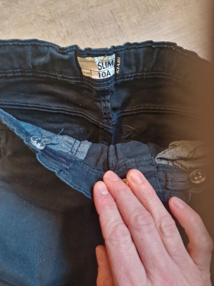 Jeans slim kiabi 10 ans - photo numéro 3