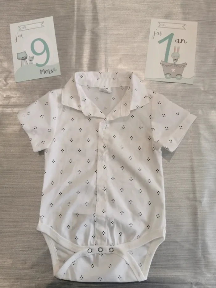 Body chemise 9/12 mois
