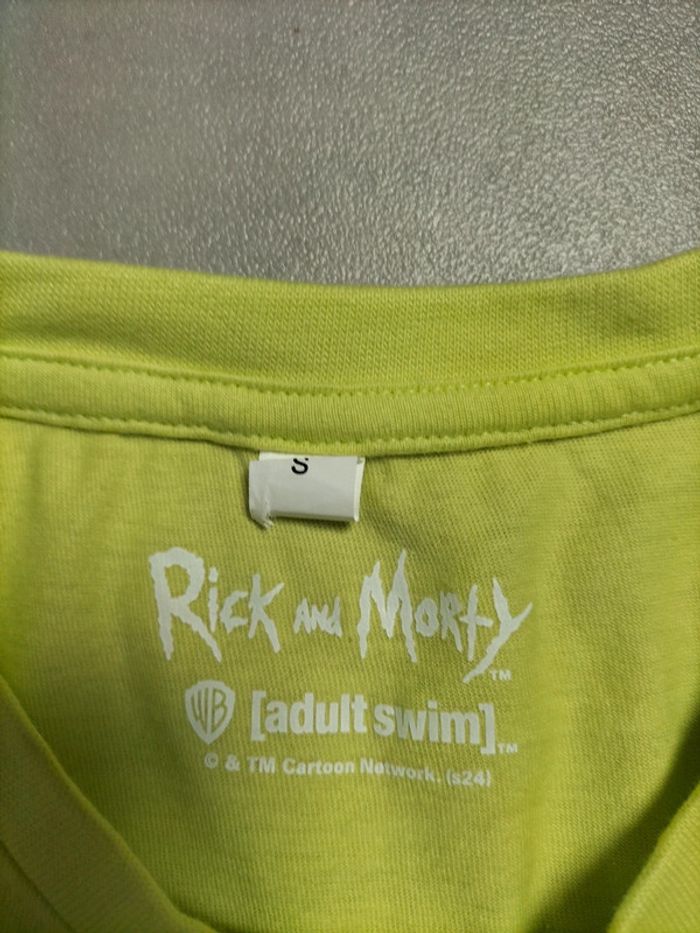 T-shirt Rick and Morty – Rick effrayé – Taille S - photo numéro 5