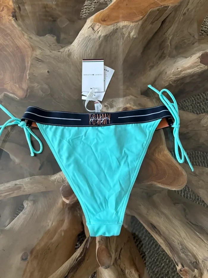 Bas de maillot de bain Tommy Hilfiger bleu turquoise S - photo numéro 3