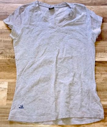 T-shirt couleur gris taille s