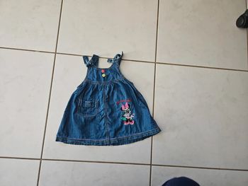Robe en jean  bébé fille Minnie