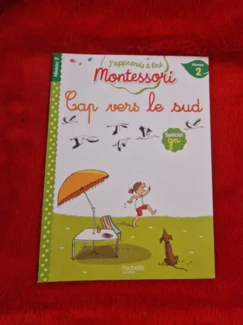 Livre j'apprends à lire montessori cap vers le sud