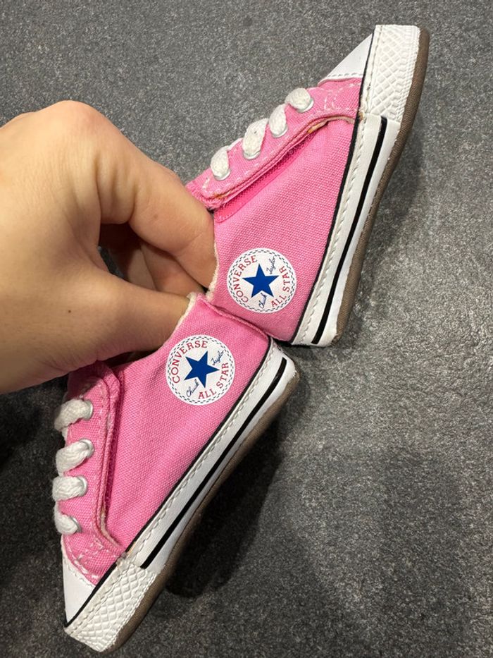 Converse rose Bebe
