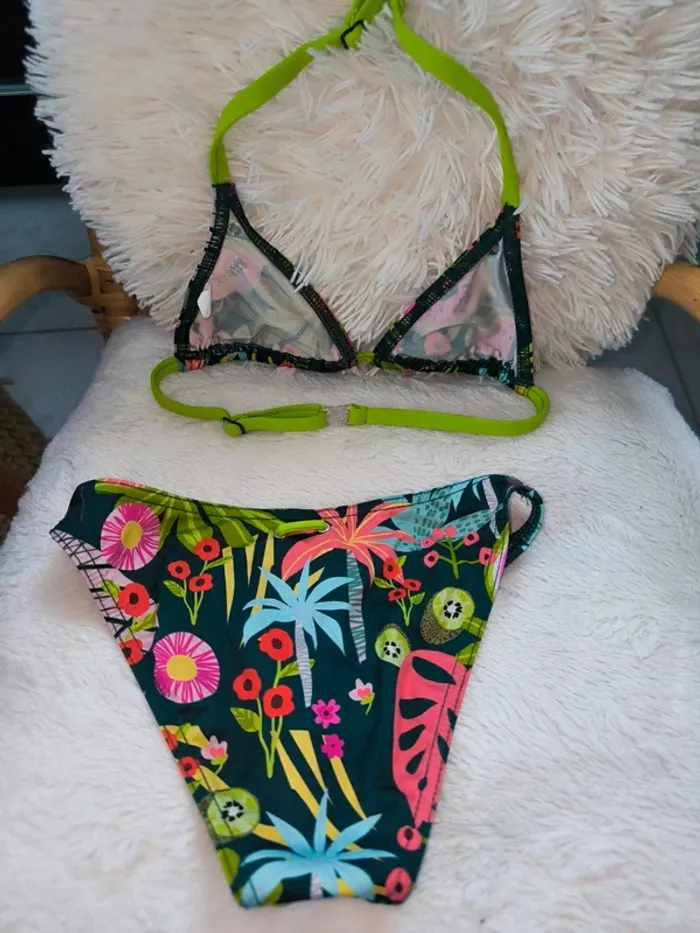 Maillot de bain 2 pièces grain de sable - photo numéro 2