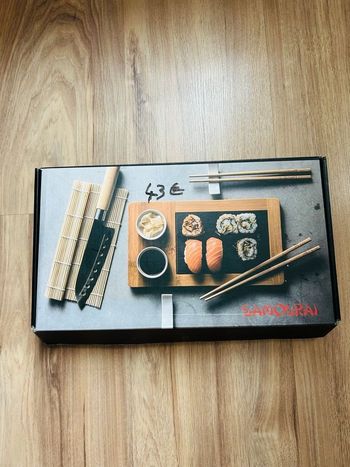 Kit complet pour faire des sushis Samouraï