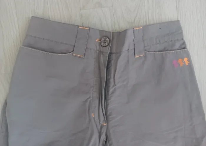 Pantalon pattes d'éléphant gris enfant DDP - photo numéro 6