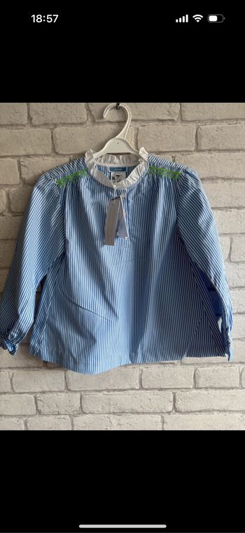Blouse jacadi taille 6 ans neuf avec étiquette