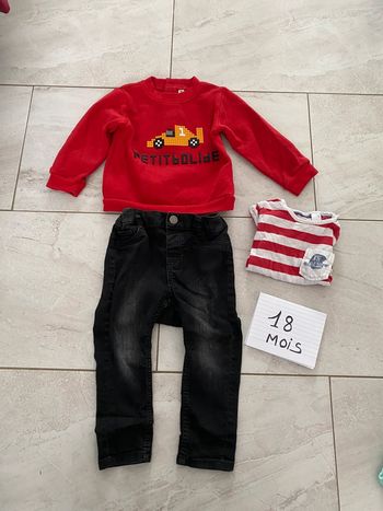 Ensemble 3 pièces 18 mois