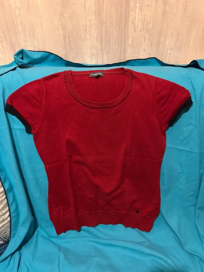 Pull manche courte