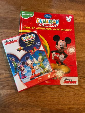 Livre Disney Junior La maison de Mickey Numero 16 avec le DVD Numéro 16