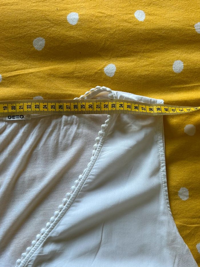 Débardeur sans manches en viscose blanc gémo femme XL été - photo numéro 9