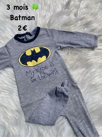 Pyjama 🍀 3 mois 🍀 Batman