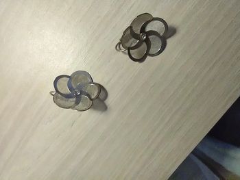 Boucles d'oreilles argentées fleurs