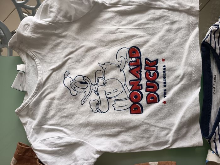 Lot de 4 T-shirts manches courtes - 6 mois - photo numéro 5