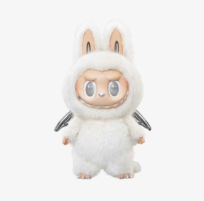 POPMART Les Monstres Labubu Zimomo Ange dans les Nuages Figurine avec Sac Fourre-Tout NEUF & OVP - photo numéro 6