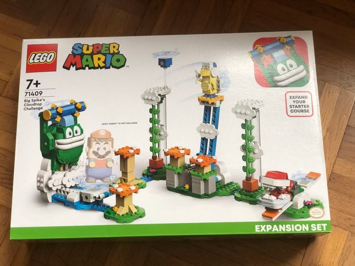 Neuf - LEGO 71409 Super Mario Ensemble d’Extension Le Défi du Maxi-Spike sur Un Nuage