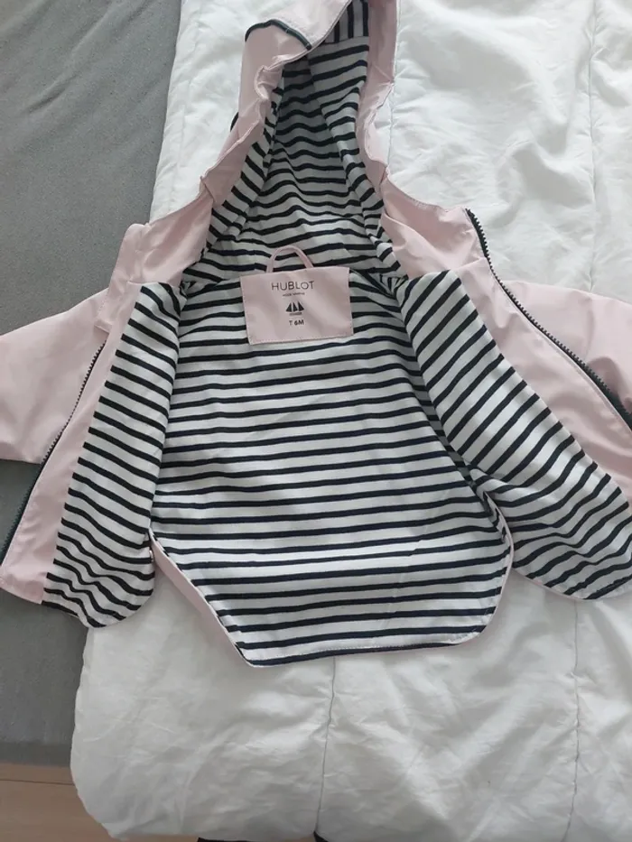 Manteau marin fille 6mois - photo numéro 3