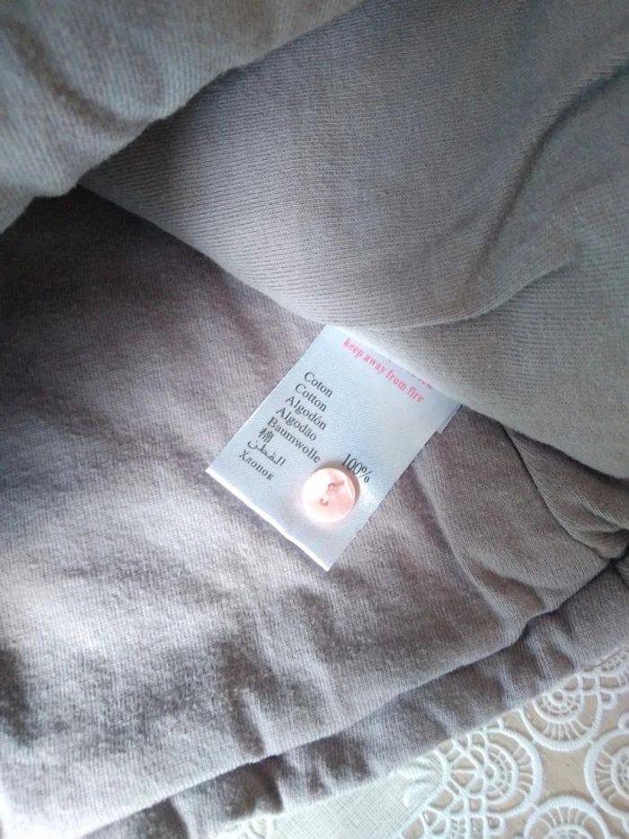 Robe doublée taupe 9 mois - photo numéro 6