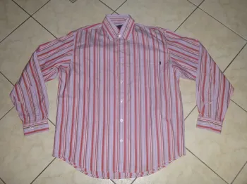 chemise manche longue rayé rose Mise au Green taille XXL