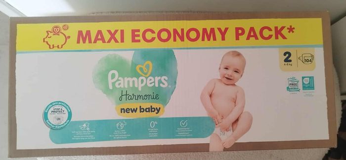 Couches Pampers harmonie new-baby