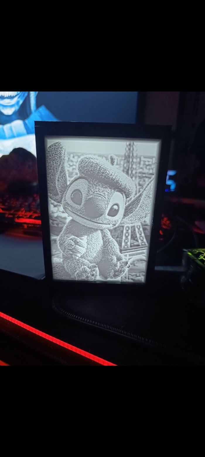 Lampe litho Stitch - photo numéro 2