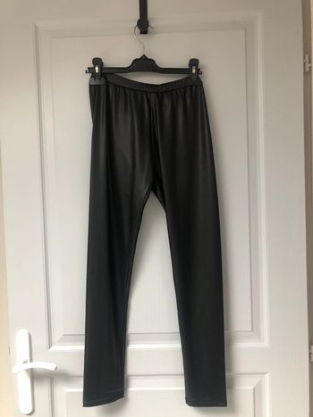 Legging simili taille 36 noir