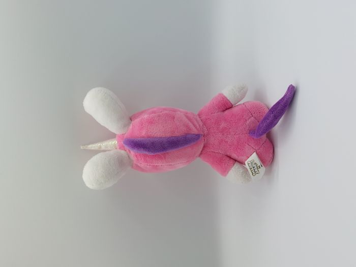 Peluche doudou lapin crétin licorne rose blanc mauve UBISOFT GIPSY 2017 25 cm - photo numéro 2