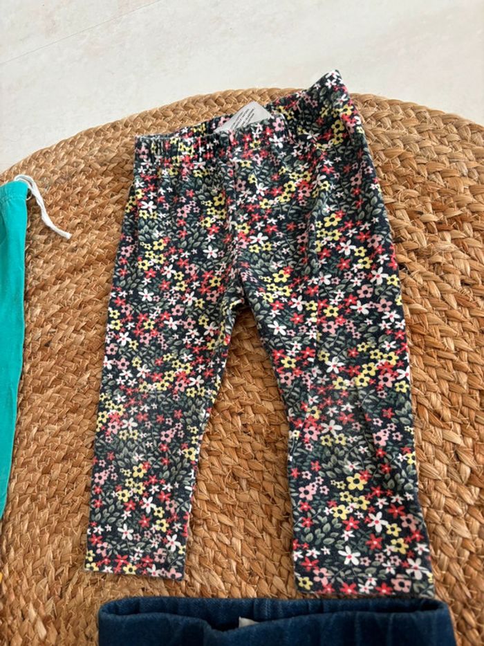 Lot de 4 leggings 12 mois 💟 - photo numéro 3
