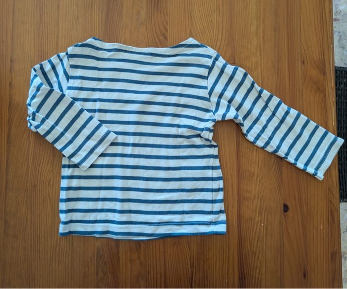 Teeshirt type marinière - photo numéro 2