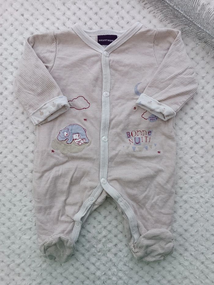🔸 Pyjama été Léger Manches Longues - Sergent Major 1 Mois🔸 - photo numéro 2