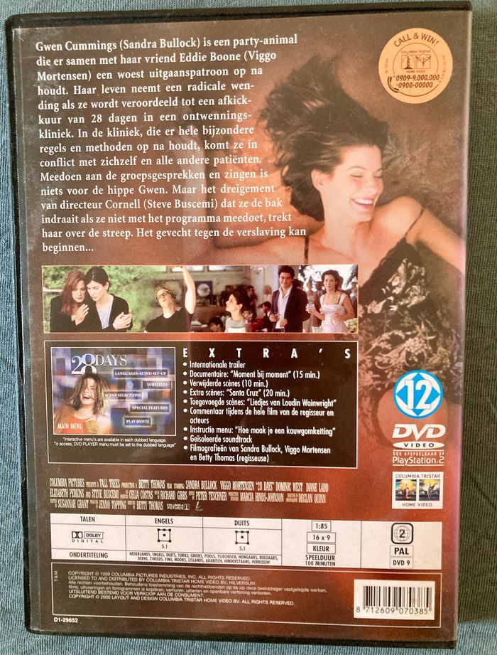 DVD 28 days - photo numéro 3