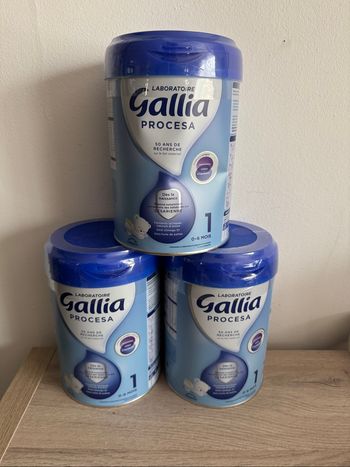 Lait gallia procesa 1er âge (césarienne) - 3 pots neufs