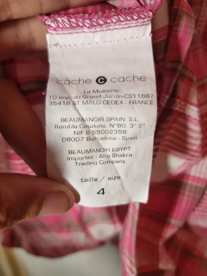 Chemise manches 3/4 Cache cache - photo numéro 4