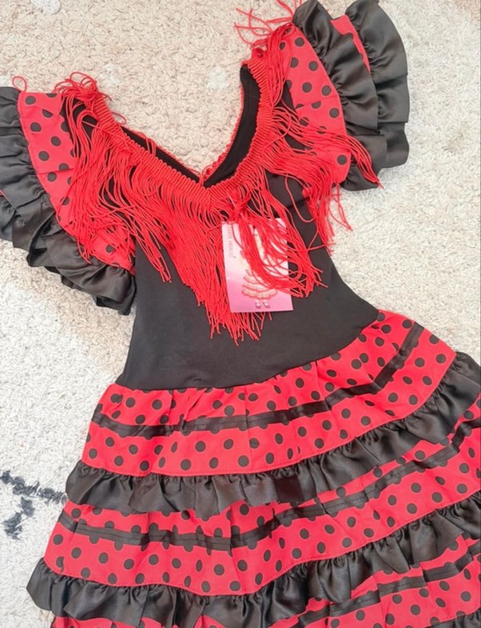 Robe / déguisement espagnol fille 4 ans neuf - photo numéro 2