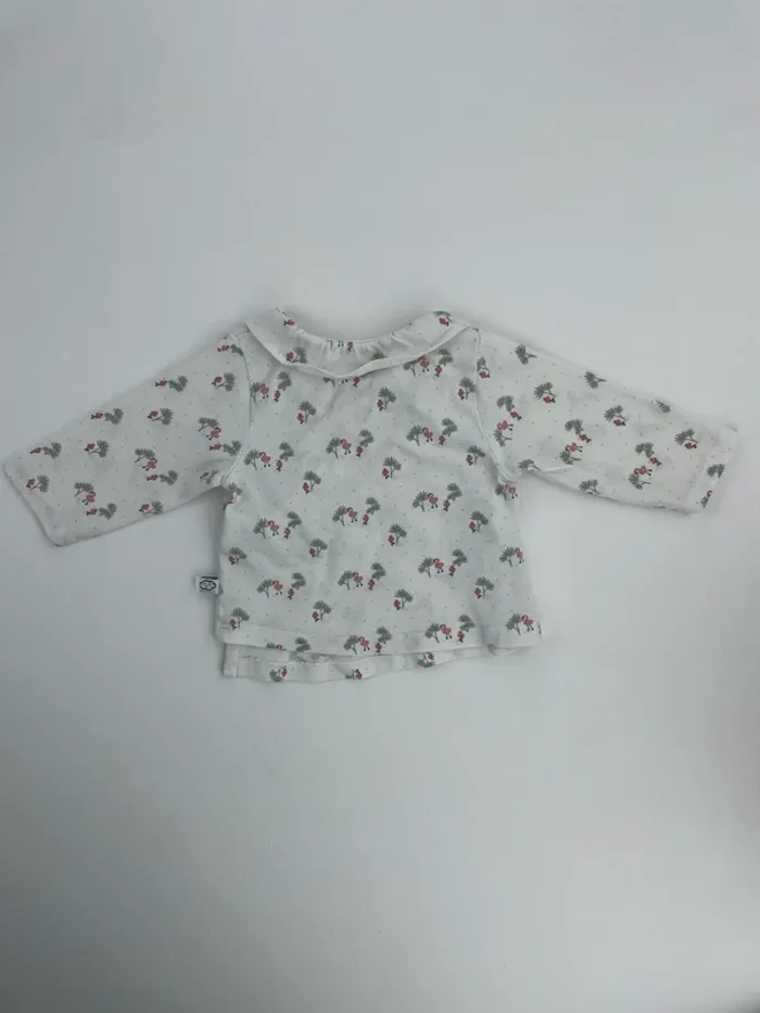 Haut croisé bébé fille - Vertbaudet - 1 mois - photo numéro 4