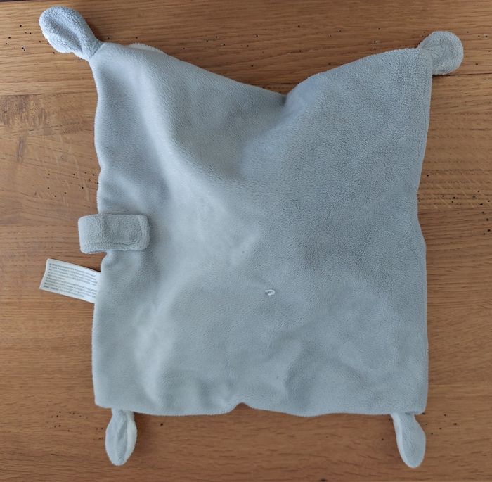 Doudou plat lapin gris et blanc - Simba Toys - photo numéro 3