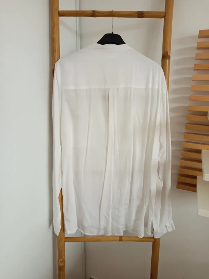 Chemise blouse fluide blanche Lft taille XL - photo numéro 4