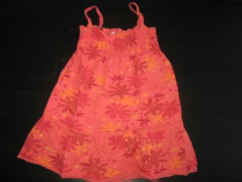 ROBE ROSE A BRETELLES BÉBÉ FILLE "IN EXTENSO" - 24 MOIS - n°01