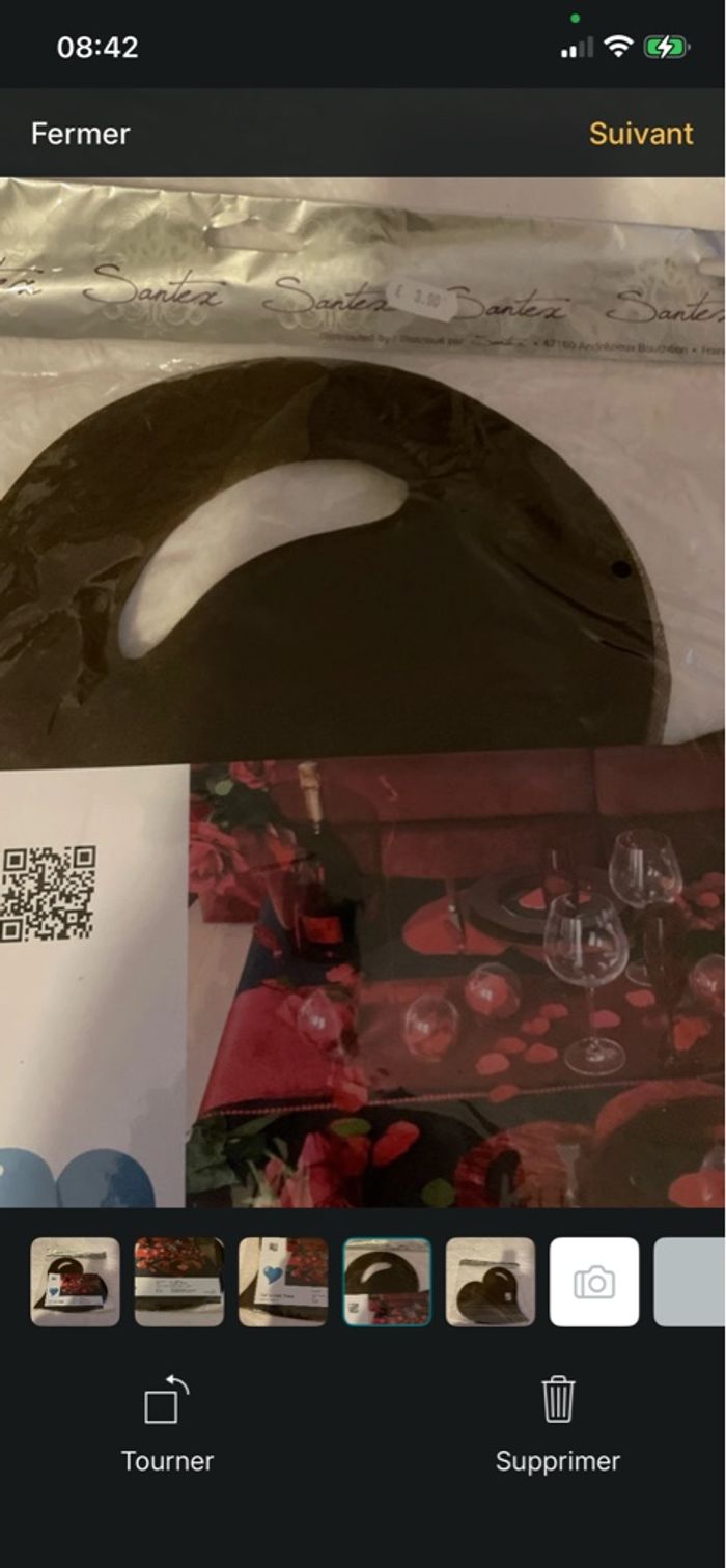 Lot de 50 sets de table, marron neuf - photo numéro 4