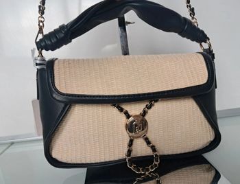 Liu Jo sac à main bandoulière été beige rafia neuf