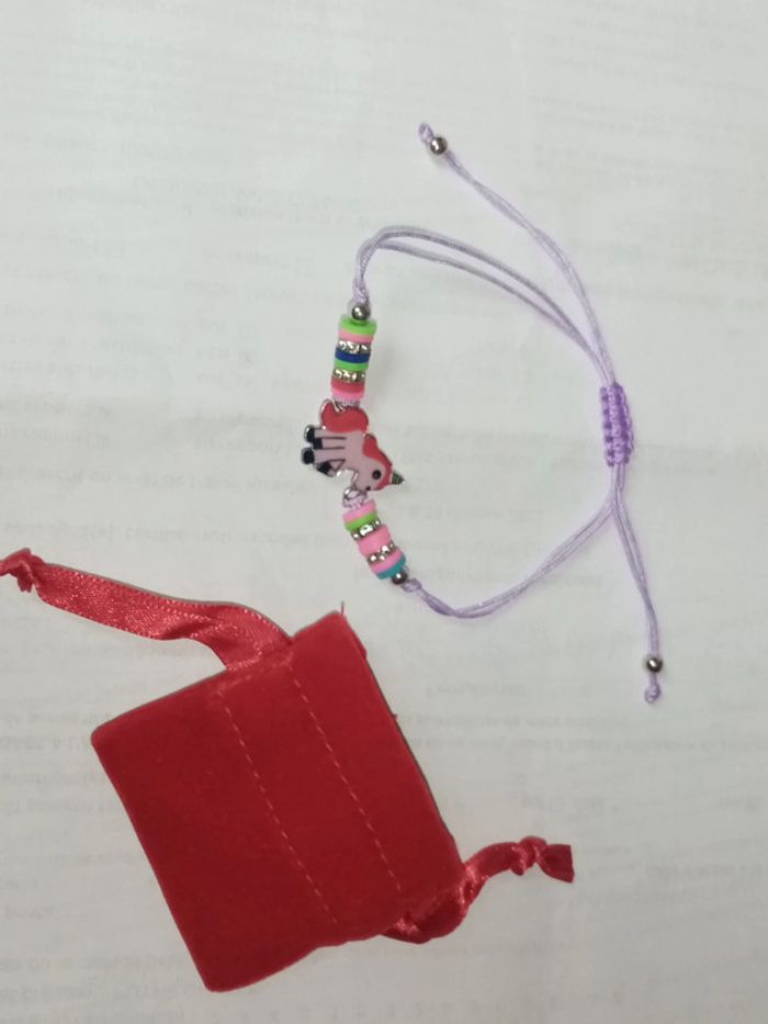 Bracelet licorne macramé