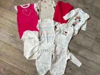 Lot de 9 bodies enfant 3 mois