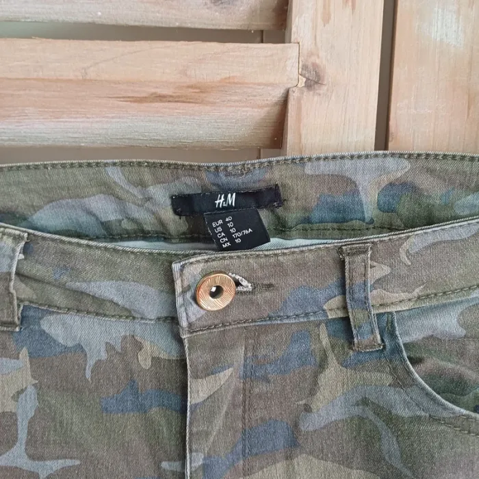 Pantalon style militaire taille 40 femme H&M - photo numéro 3