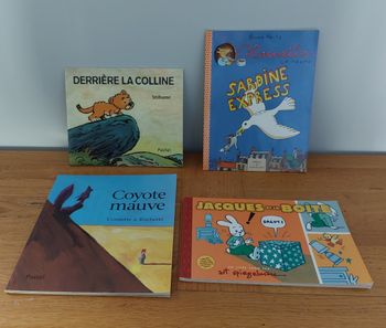 Lot de 4 livres - l'école des loisirs