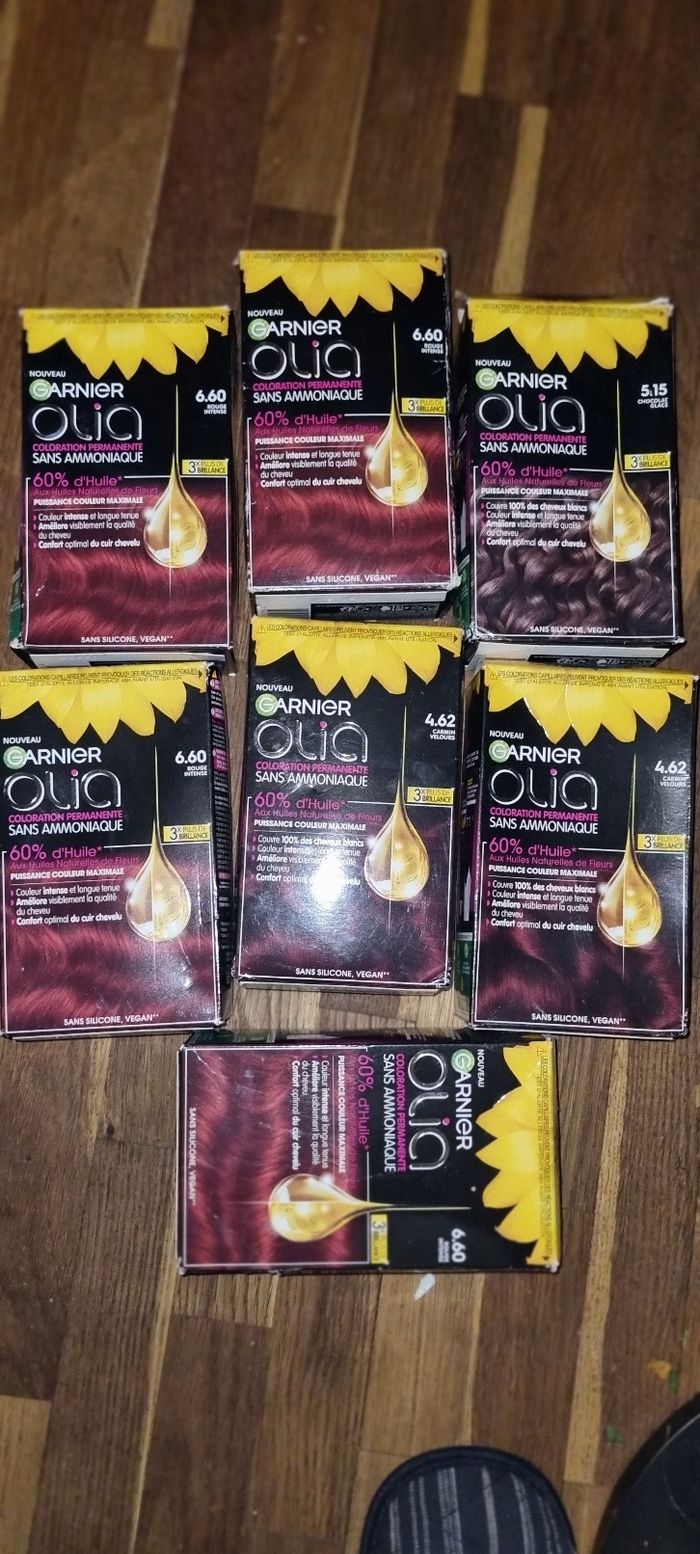 Coloration garnier olia