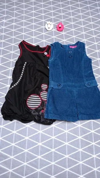 🦄 lot 2 robes courtes, 4 ans