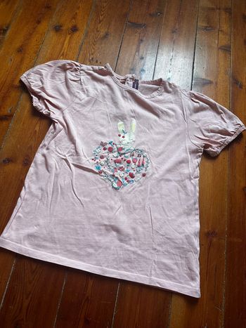 TEE shirt lapin cœur sergent major 11a