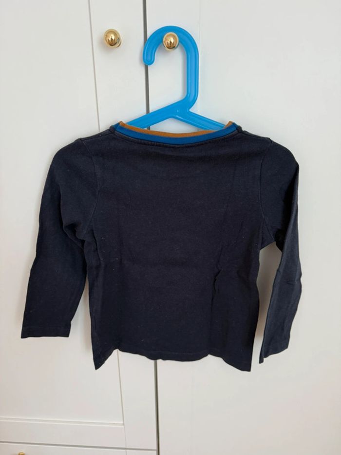 T-shirt manches longues 4 ans petit bateau - photo numéro 2