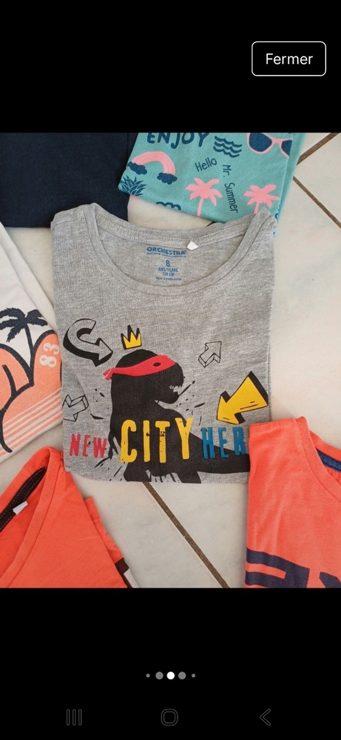 Lot 9 t shirts - photo numéro 5
